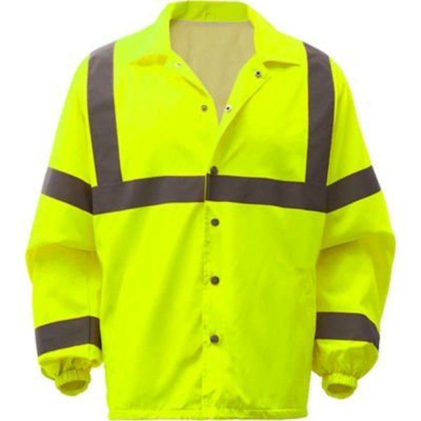 Gss Safety GSS Safety 7501, Class 3, Hi-Vis Windbreaker, Lime, M 7501-M